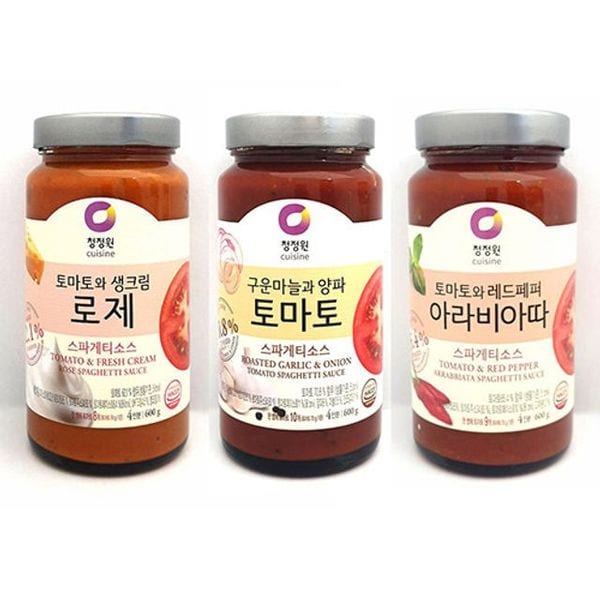 파스타 청정원 로제 아라비아따 기타 비프 스파게티소스 토마토 600g