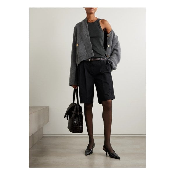 골지  코튼 혼방 저지 탱크 그레이 1647597354788989