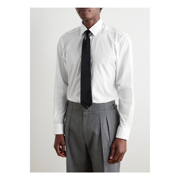 코튼 포플린 셔츠 화이트 46376663162903392