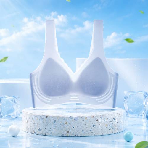NU012 여성 시원한 통기성 노와이어 쿨링 심리스 브라 3P 새트