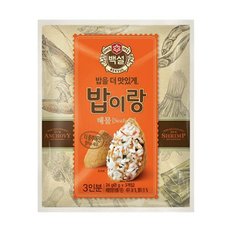 CJ제일제당 백설 밥이랑 해물 24g x20개