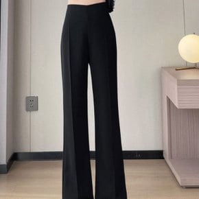 여성 빅사이즈 밴딩 부츠컷 정장 팬츠