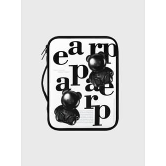 earpearp BLACK COVY OBJECT-WHITE(11인치 북파우치)