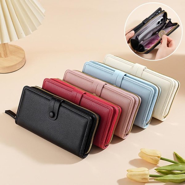 [옷자락] 여자 데일리 심플 모던 디자인 실용 장지갑