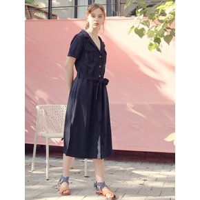 ROBE SHIRTS ONE-PIECE_NAVY