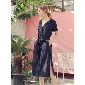 ROBE SHIRTS ONE-PIECE_NAVY