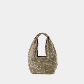 24FW 시라크 크로스백 Small Hobo Bag Beige Black Python printed