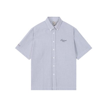 NBA HWC 스트라이프 시어서커 반팔 셔츠 N252SH150P