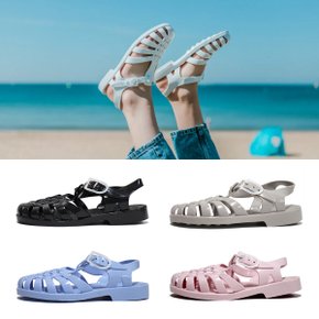 단독진행 메듀즈 SUN 201 젤리슈즈 여자 여성 샌들 아쿠아슈즈 장마샌들 4종 택일