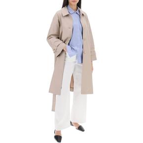 [해외배송] 싱글브레스트 트렌치 코트 인 WATERRESISTANT 트윌 FTRENCH RICH BEIGE B0231138199