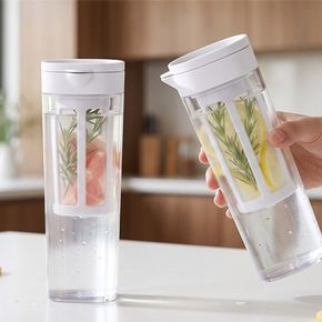 (eTV) 식약처인증 홈카페  인퓨저 사무실 티보틀 카페 물병 1100ml..