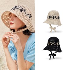 바잘 [배우 염정아 착용] VA 디지털 로고 펀칭 보닛햇 (2Color)