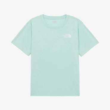 노스페이스 [노스페이스키즈 공식] NT7UR07V 키즈 리커버리 반팔 라운드 티_AQUA SEA