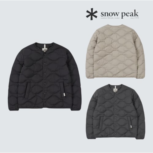 스노우피크 이월최종 24년 라이트 웨이브 경량 다운재킷 S24WUTDJ90(최초가189,000)