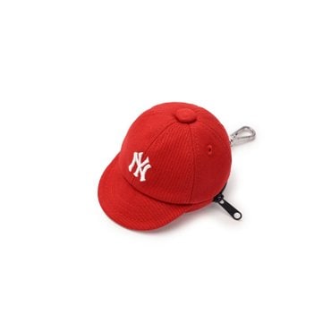 MLB 베이직 볼캡 파우치 키링 (3APOB015N-50RDM)