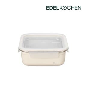 에델코첸 스텐 클린락 정사각 1000ml (아이보리)