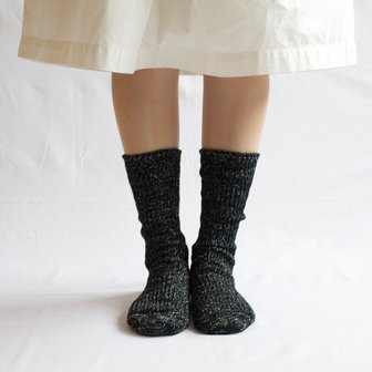 르마더샵 [NISHIGUCHI KUTSUSHITA]_Hemp Cotton Ribbed Socks_NK0103