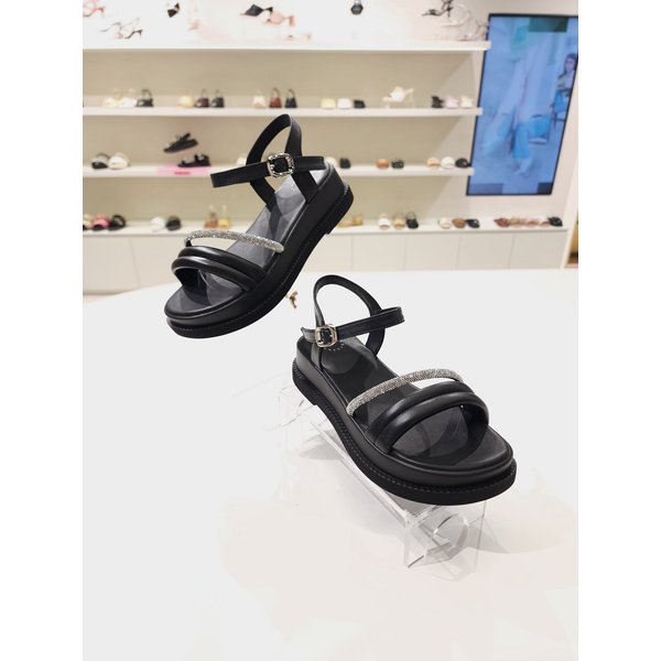 [부산점] 바바라 4cm 큐빅 스트랩 샌들 AAI344