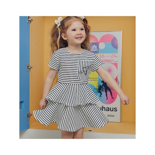 23SPR NUCL BASEBALL STRIPE RUFFLE OPS