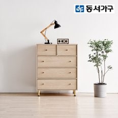 [최대 40% 추가할인] [동서가구] 오웰 800 4단 깊은 서랍장 DF919965