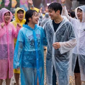 빅사이즈 일회용 우비 가벼운 비옷 야구장 행사용 우의 4color (S51308585)