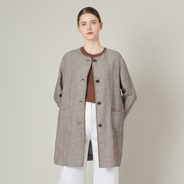 [여주점] 올앤선드리 에렌 자수 린넨JK A4M3J107