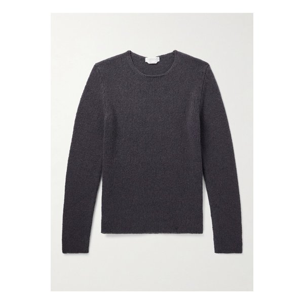 수리야 슬림핏 캐시미어 스웨터 그레이 46376663162996442