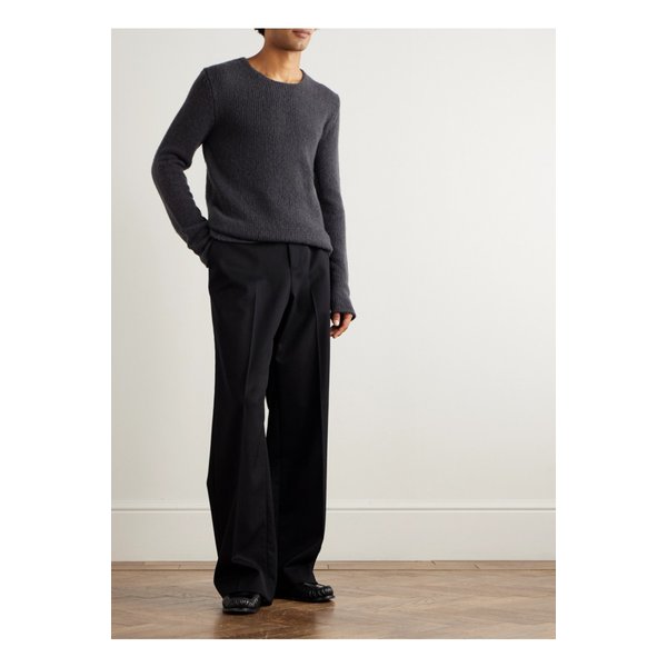 수리야 슬림핏 캐시미어 스웨터 그레이 46376663162996442