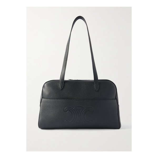 로고 디보싱 풀그레인 가죽 더플 백 46376663162912333