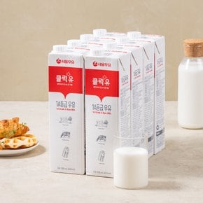 [서울우유] 클릭유 1A등급 멸균우유 (1L * 8개입)