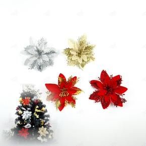 크리스마스 성탄절 트리 리스 데코 꾸미기 빨간 꽃 장식 플라워 조화 가랜드 벽장식 소품