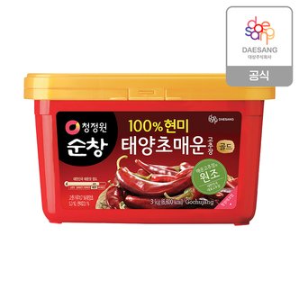 청정원 F)청정원 현미 매운고추장 3kg