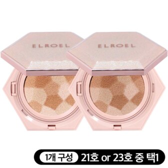  엘로엘 NEW 블렌딩 콤팩트 쿠션 12.5g 핑크_ELROEL