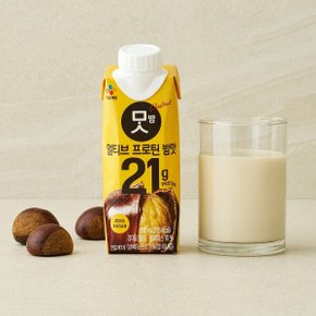 얼티브 제로슈가 프로틴 식물성 고단백 단백질 쉐이크 250ml 밤맛 x6개+고소한맛 x6개