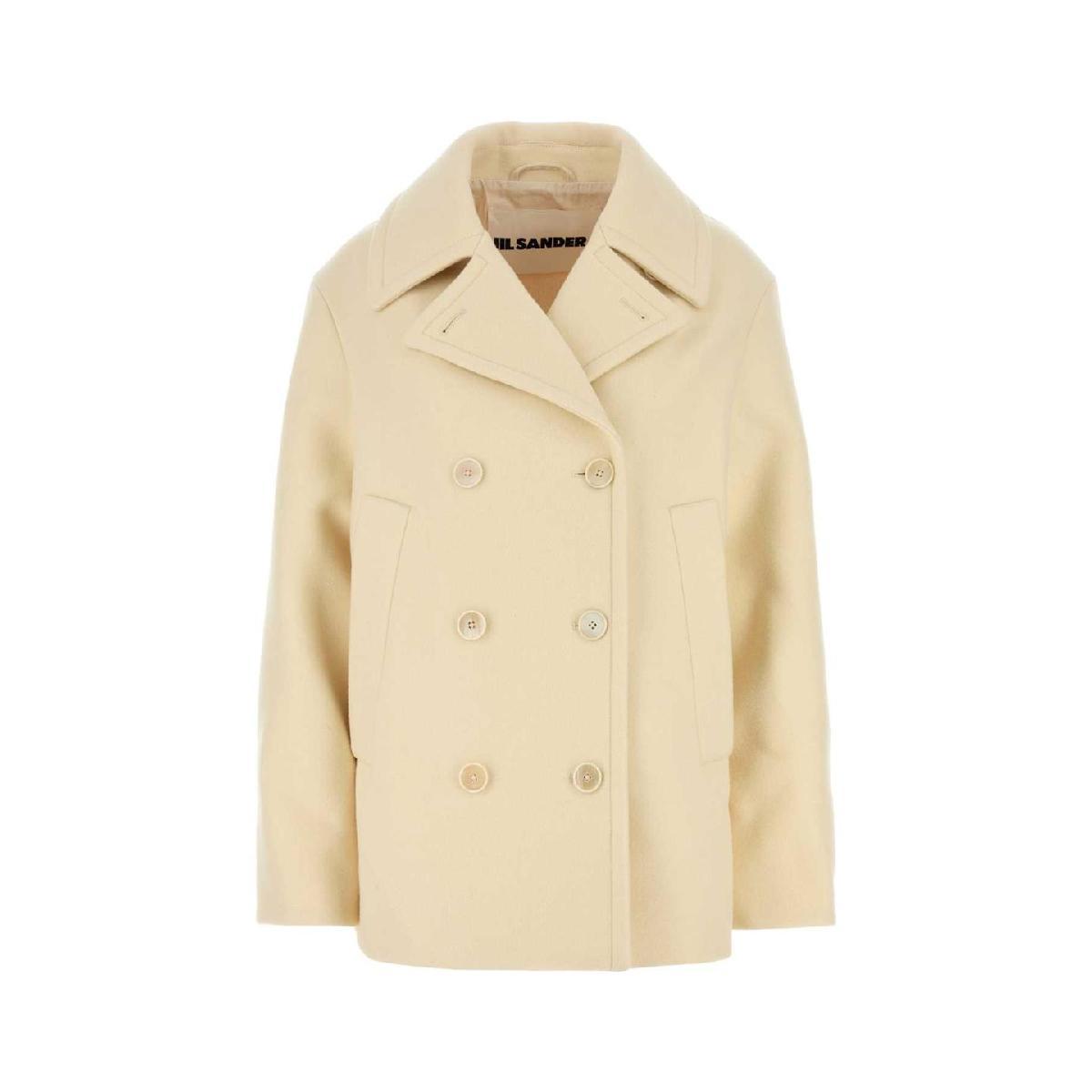コート Jil Sander Pastel pink wool coat (J40AM0106J40004 276) Jil Sander Cocoon Coat – Renascence