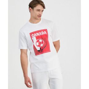맨즈 Relaxed-Fit Canada 풋볼 티셔츠 - 화이트 26726495 1387879