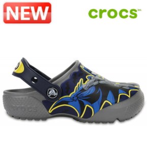 크록스 아동화 /H12- 204452-019Kids Crocs Fun Lab Batman Clogs