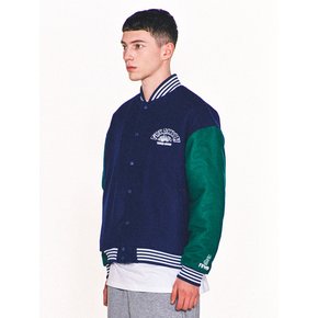 WEIRD PICNIC VARSITY JACKET (NAVY)