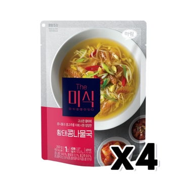  더미식 황태콩나물국 즉석조리식품 350g x 4개