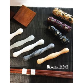대나무 돌 젓가락받침 竹製箸置 編