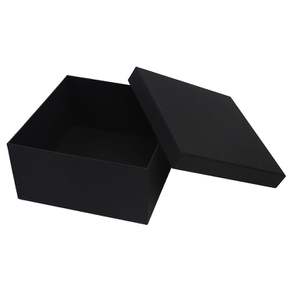 블랙 무지 선물상자 20x20x10cm 싸바리 기프트박스