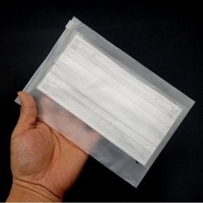 반투명슬라이드지퍼백14x20