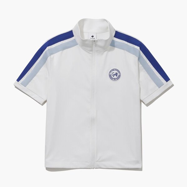 [여주점] 여성 선데이 라인 포인트 반팔 풀집업 점퍼 GQ122LBL35 WHTE