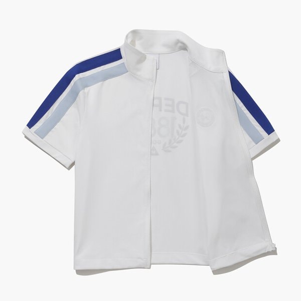 [여주점] 여성 선데이 라인 포인트 반팔 풀집업 점퍼 GQ122LBL35 WHTE