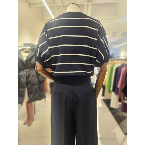 [파주점] 스트라이프 퍼프 니트 풀오버 S261KSK003