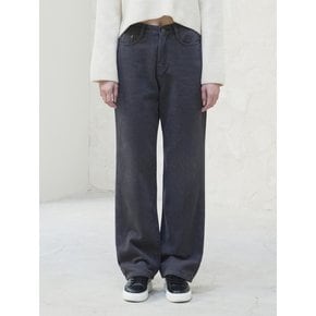 [기모] W1025 WIDE COTTON PANTS_CHARCOAL