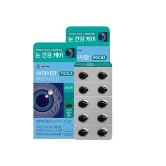  아이시안 루테인지아잔틴(100mg x30캡슐) x2박스 2개월분