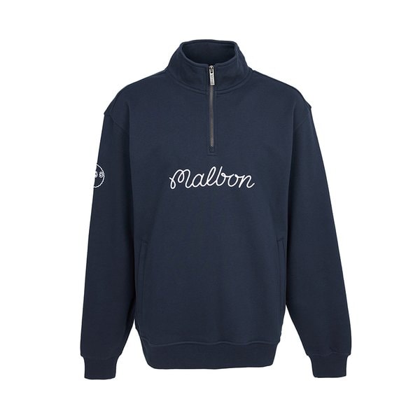 [부산점] 골프웨어 남성 반집업 맨투맨 M9419 NVY