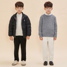 [BEANPOLE KIDS] 24FW 저지 내츄럴 배기 팬츠 (2종 택1)