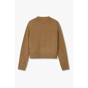 [사카이] CLASSICS  라운드넥 울 니트 가디건 (베이지)6415331102